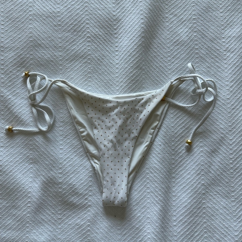 LSPACE swim bottoms white